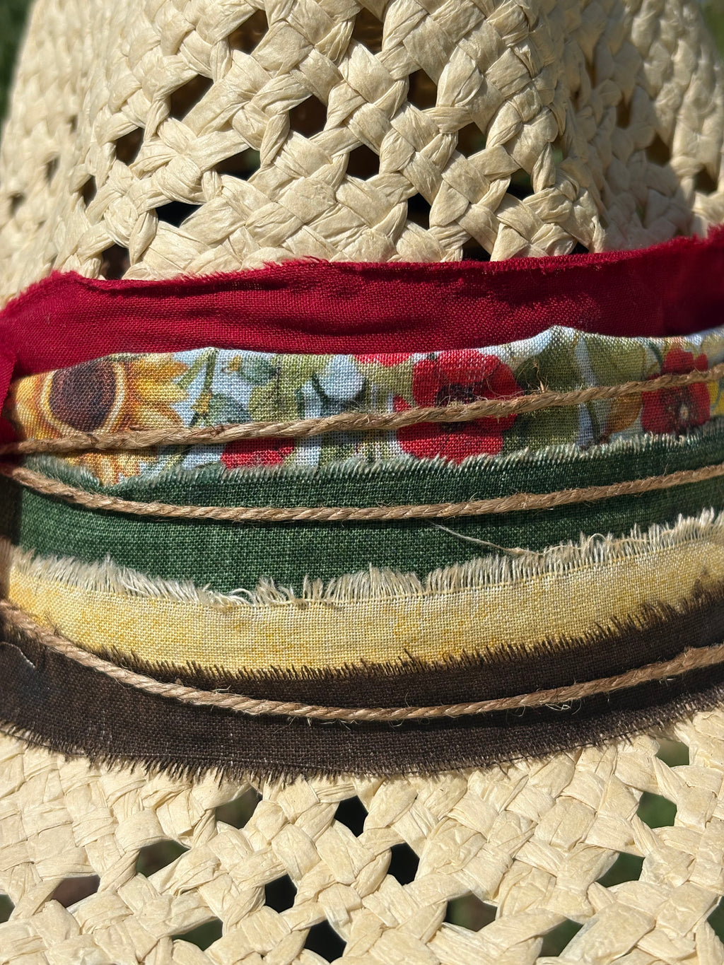 Roan straw cowgirl