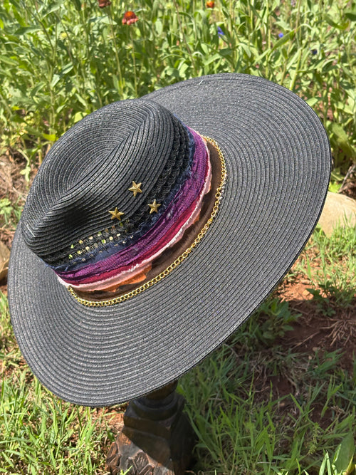Brown mountain sun hat